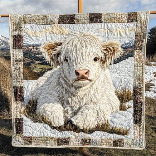 Snowy Cuddle Quilted Blanket NCU0VH1607