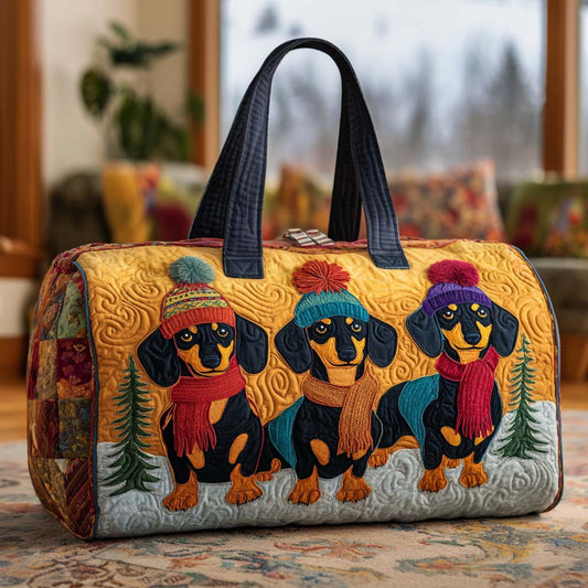 Snowy Friends Quilted Duffle Bag NCU0NT9729