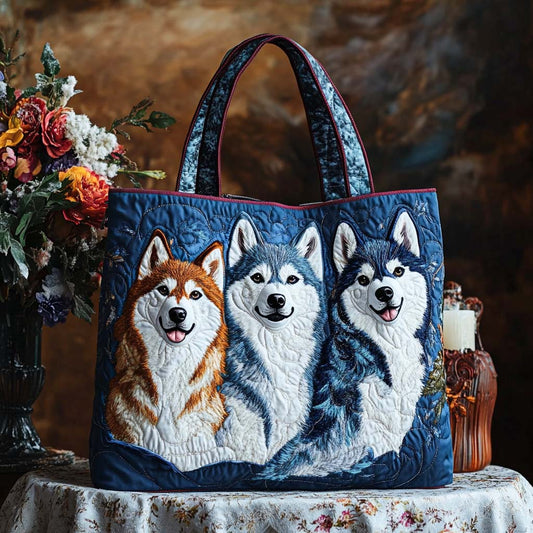 Snowy Friends Quilted Tote Bag NCU0NT9721