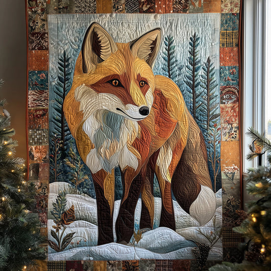 Snowy Gaze Quilted Blanket NCU0TH3537