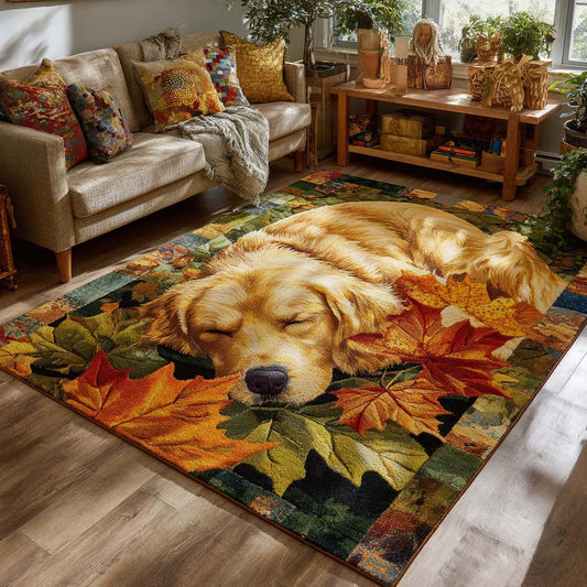 Snowy Golden Area Rug NCU0NT10105