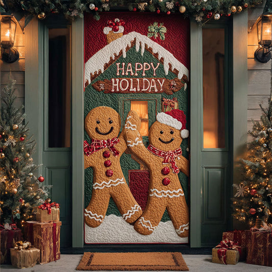 Snowy Greet Quilted Door Cover NCU0PT10506