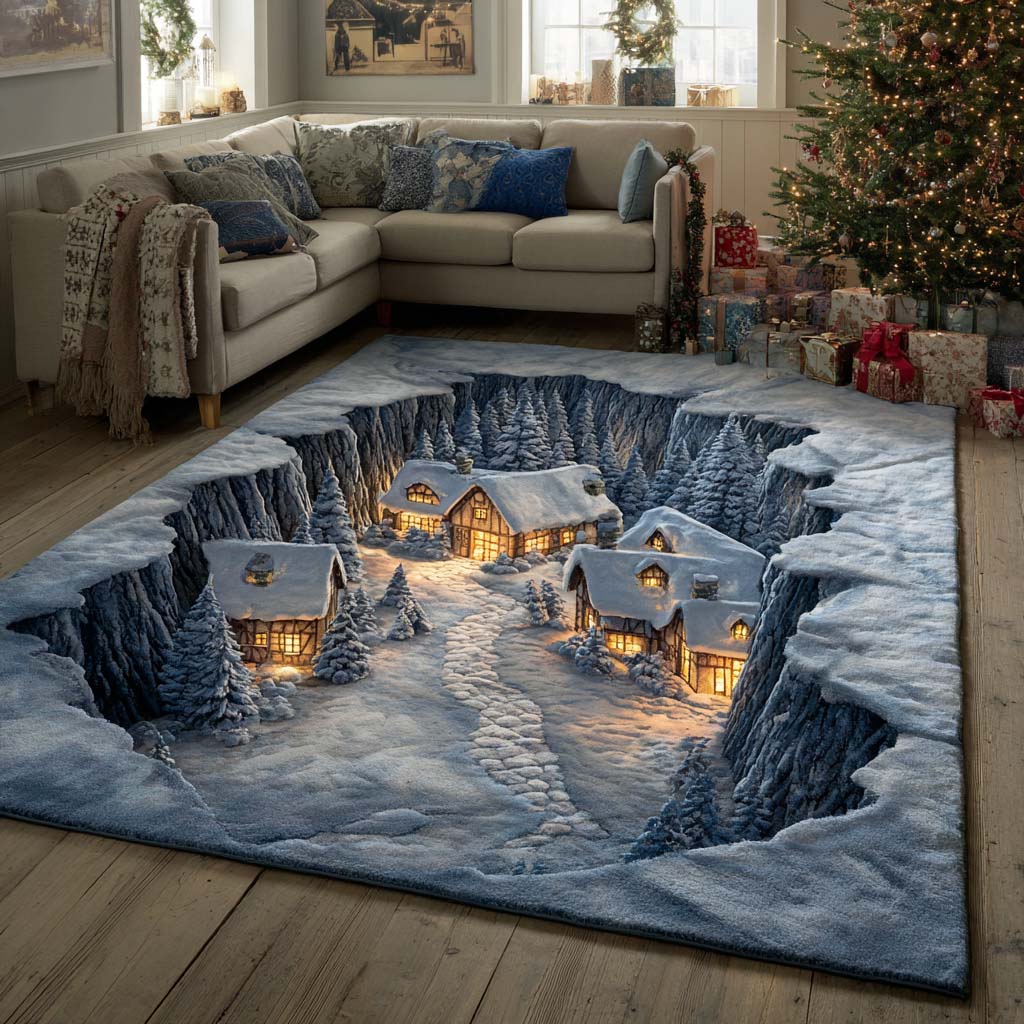 Snowy Haven Area Rug NCU0NT10677 – Vantique