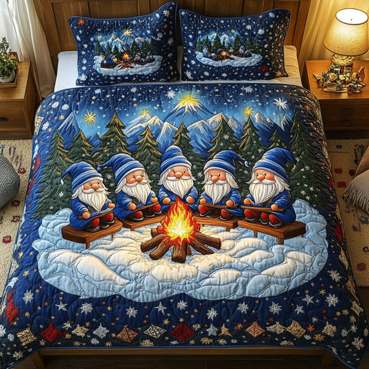 Snowy Nights 3-Piece Quilted Bedding Set NCU0NT2480
