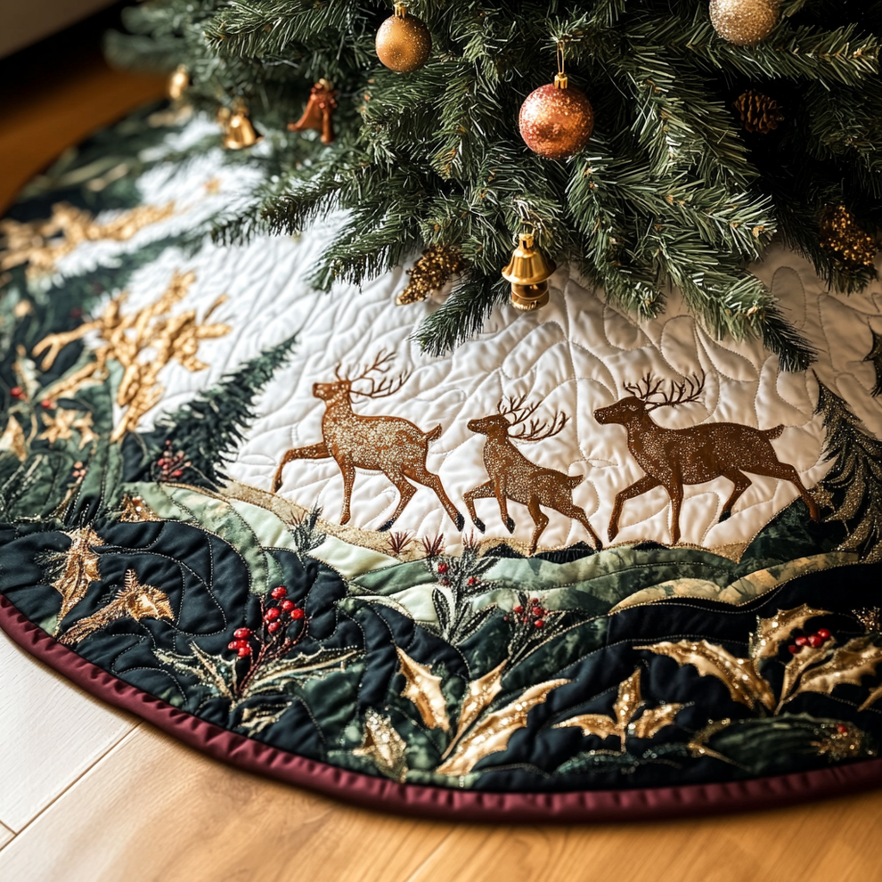 Canyon Vista Ring Quilted Tree Skirt NCU0NXD1038
