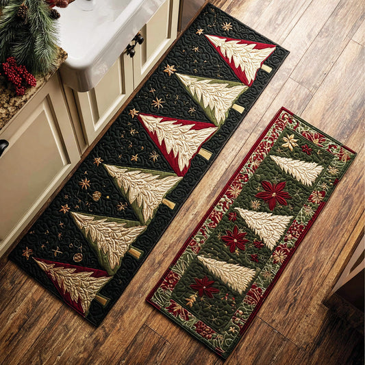 Snowy Pine Dream Kitchen Area Rug NCU0TD1724