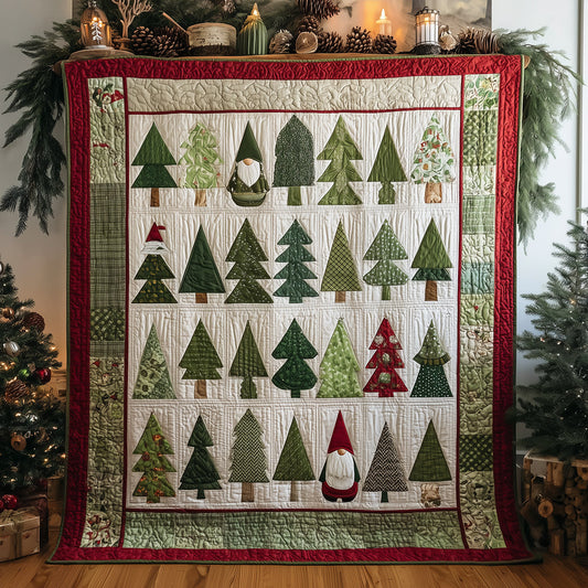 Snowy Pines Quilted Blanket NCU0TH3502