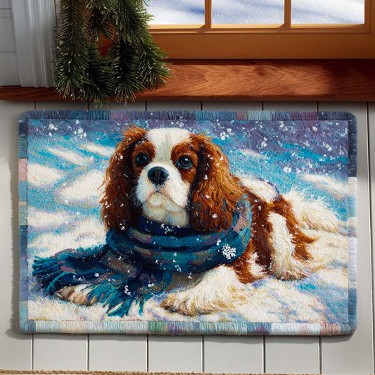 Snowy Spaniel Doormat NCU0NT10208