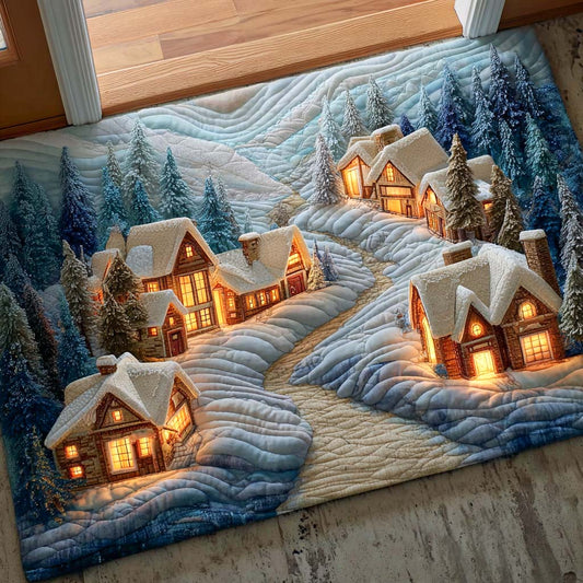 Snowy Village Doormat NCU0NT10781