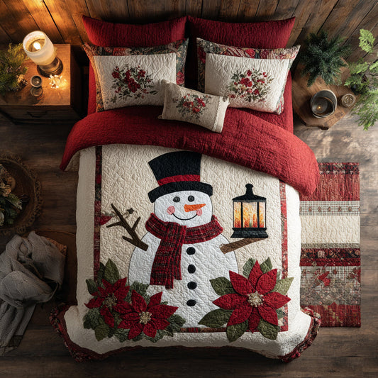 Snowy Wishes 3-Piece Quilted Bedding Set NCU0DV8528