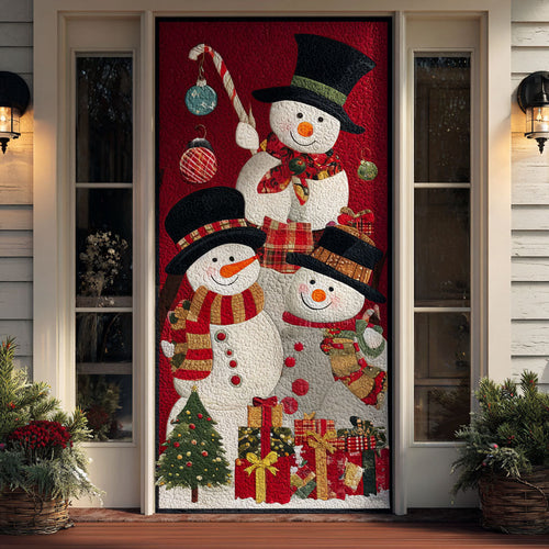 Snuggle Snow Quilted Door Cover NCU0PT10252