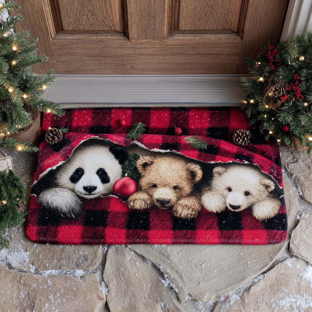 Snuggly Bear Trio Doormat NCU0HH902