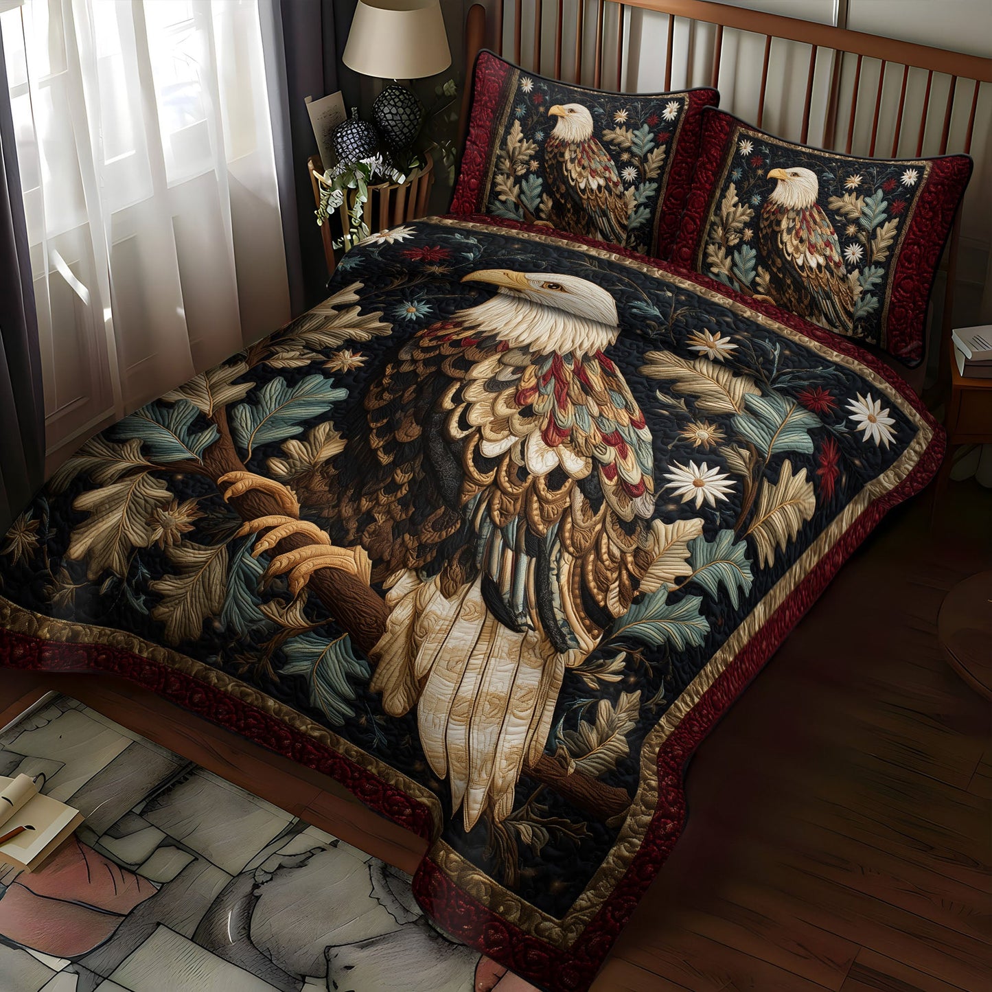 Soar for Freedom 3-Piece Quilted Bedding Set NCU0PT7653