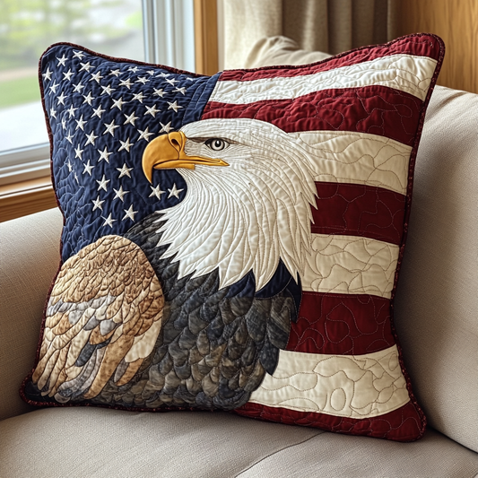 Soaring Eagle Quilted Pillow Case NCU0DK9022
