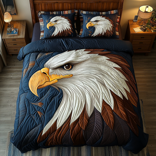 Soaring Majesty 3-Piece Quilted Bedding Set NCU0DK5736