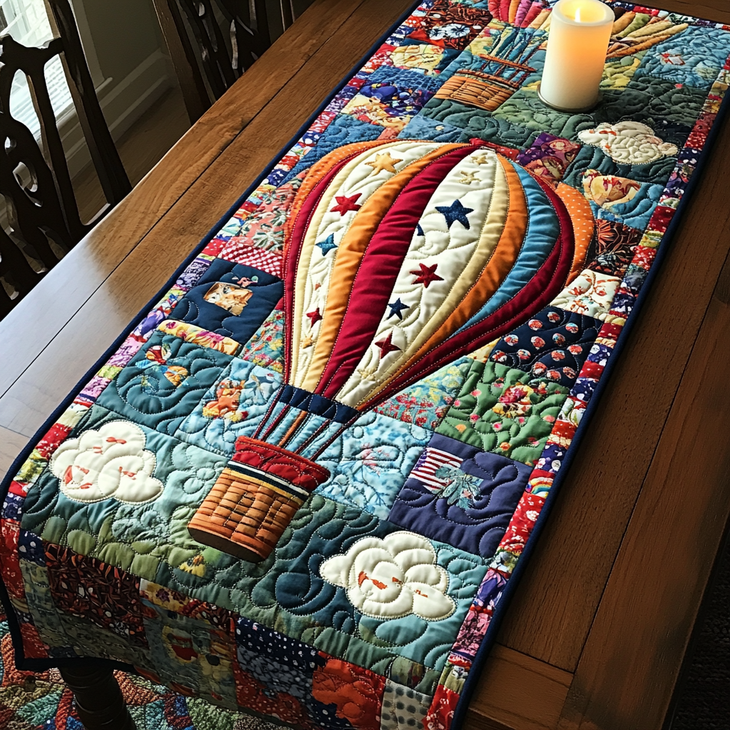 Soaring Skies Quilted Table Runner NCU0VH2760