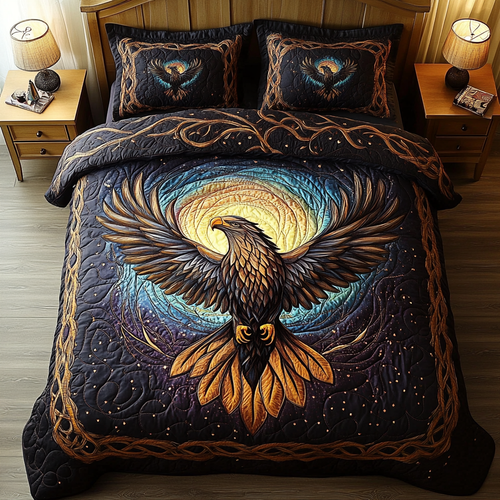 Soaring Spirit 3-Piece Quilted Bedding Set NCU0DK4490