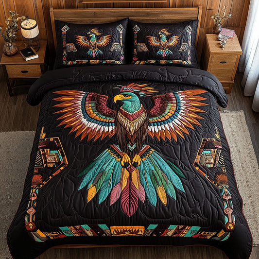 Soaring Spirit 3-Piece Quilted Bedding Set NCU0PT4402