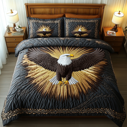 Soaring Spirit 3-Piece Quilted Bedding Set NCU0VH2226