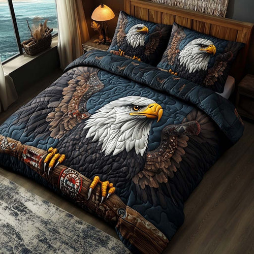 Soaring Strength 3-Piece Quilted Bedding Set NCU0XD492