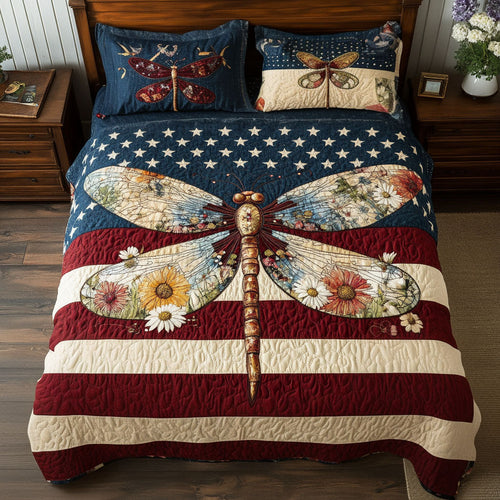 Soaring for Freedom 3-Piece Quilted Bedding Set NCU0PT7672
