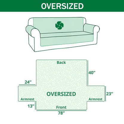 Heirloom Love Quilted Sofa Cover NCU0XD2509