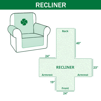 Shamrock Style Quilted Sofa Cover NCU0NT12035