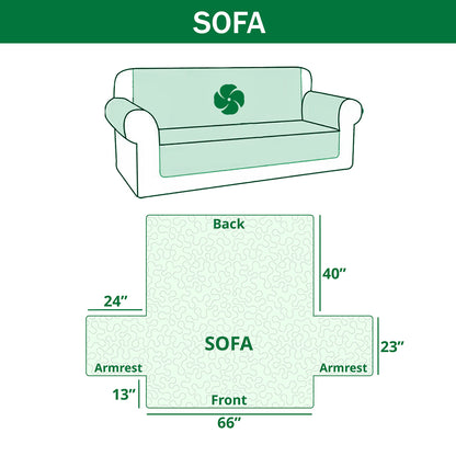 Western Echo Quilted Sofa Cover NCU0TD2742