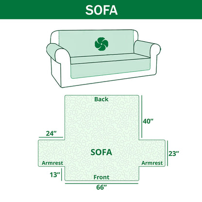 Pastel Garden Quilted Sofa Cover NCU0XD2508
