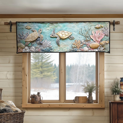 Soft Coral Serenity Quilted Valance NCU0NT4507