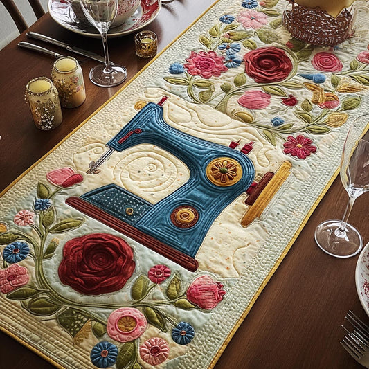 Soft Iron Quilted Table Runner NCU0DV9100