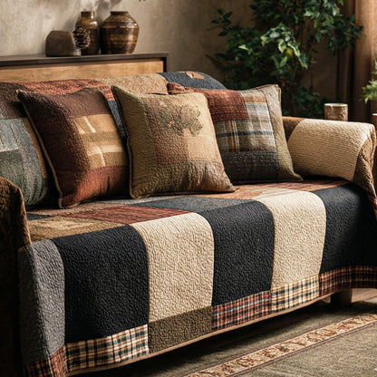Soft Living Quilted Sofa Cover NCU0NT11991