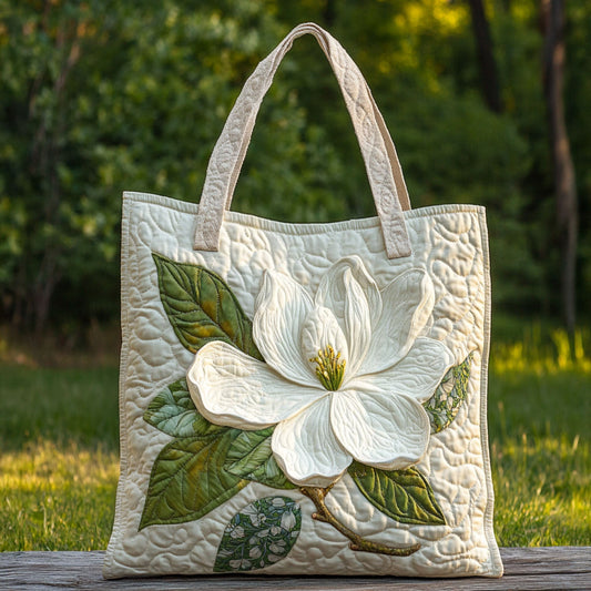 Soft Magnolia Quilted Tote Bag NCU0PT7963