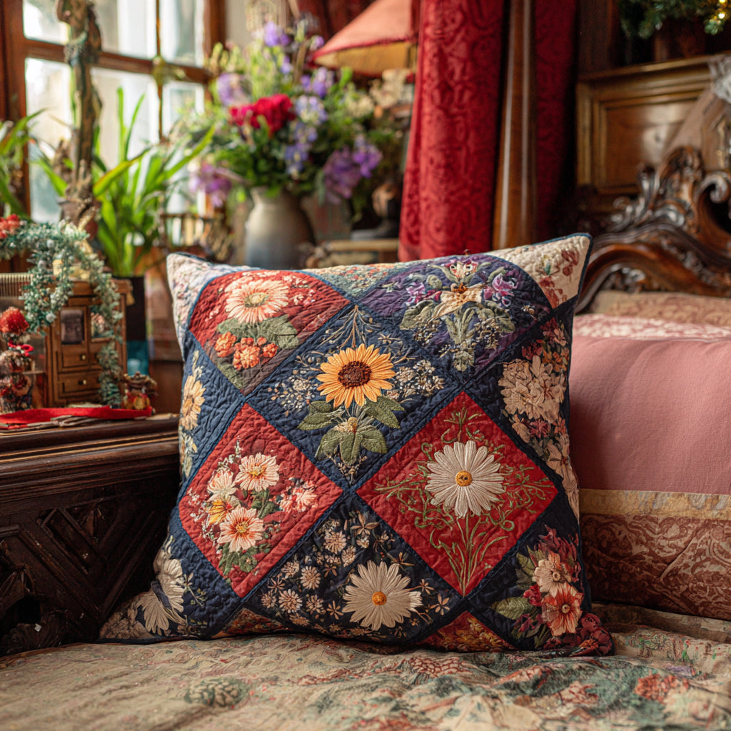 Soft Meadow Quilted Pillow Case NCU0DV8688