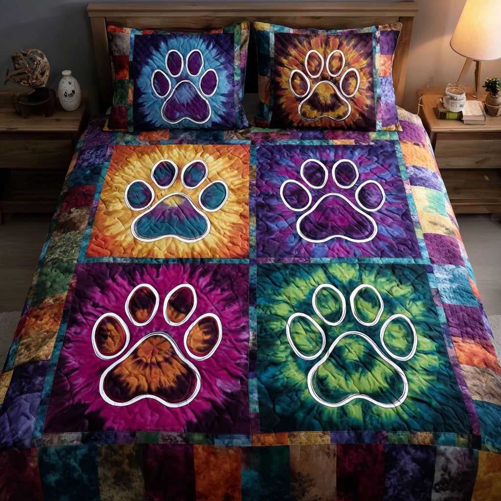 Soft Paws 3-Piece Quilted Bedding Set NCU0NT11870