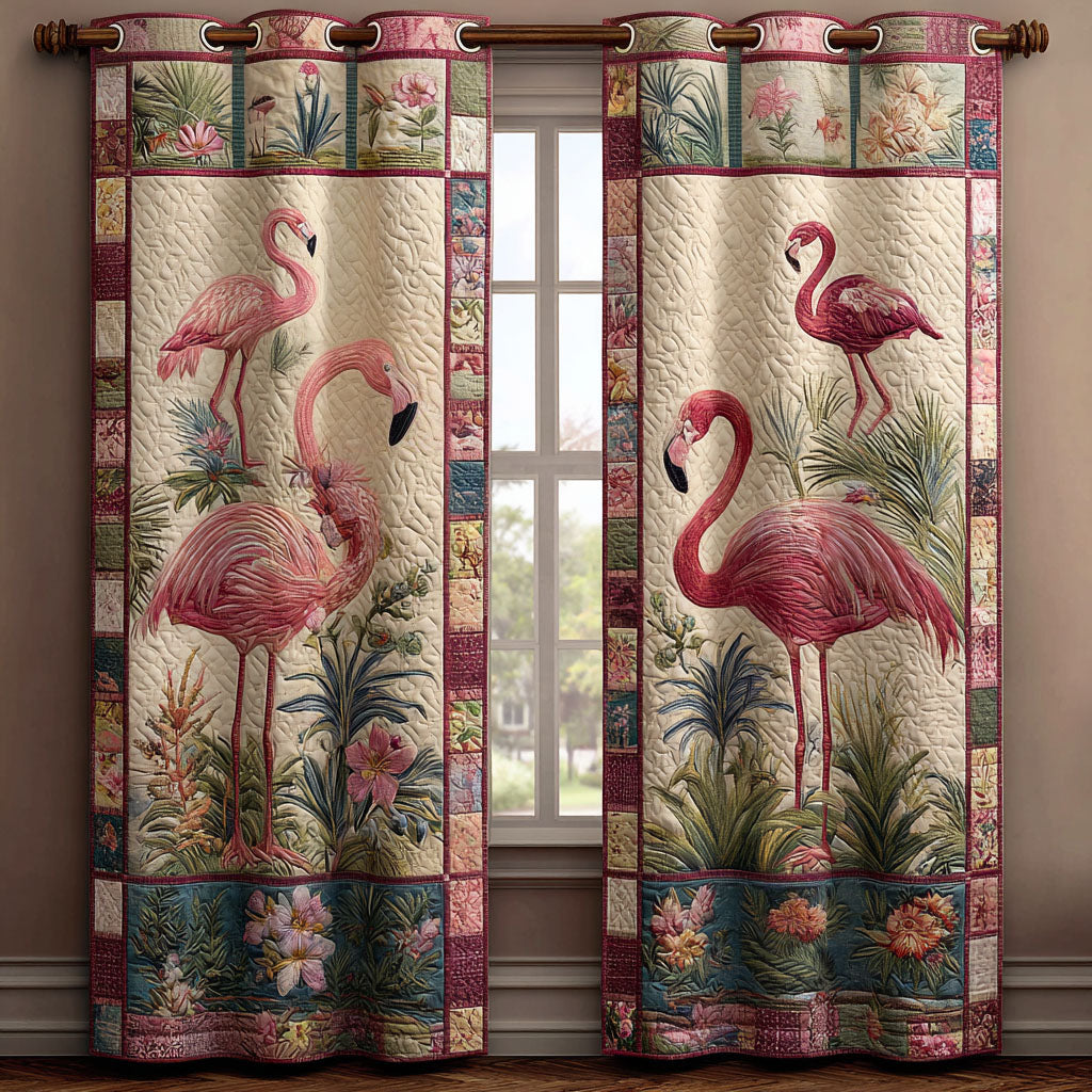 Soft Plumage Quilted Curtains NCU0PT10125