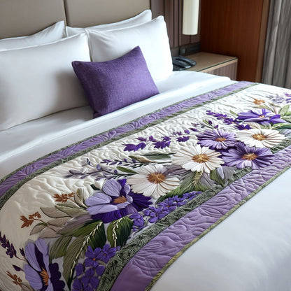 Soft Spring Embrace Quilted Bed Runner NCU0PT11168