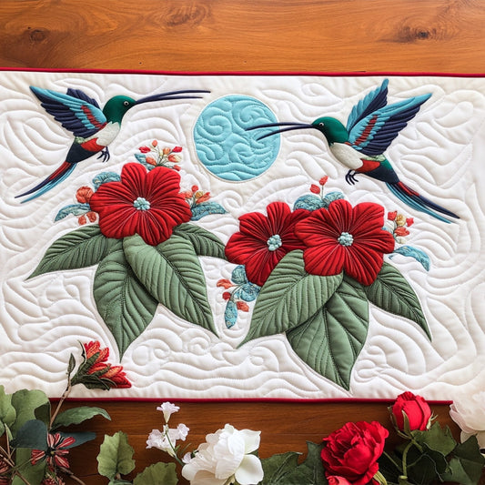 Soft Whirl Quilted Table Runner NCU0PT6740