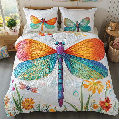 Soft Wings 3-Piece Quilted Bedding Set NCU0DV9292