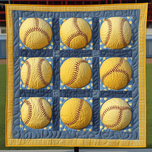 Softball Star Quilted Blanket NCU0TH1478