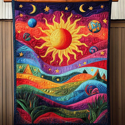 Solar Dreamscape Quilted Blanket NCU0NT368