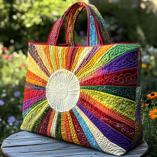 Solar Garden Quilted Tote Bag NCU0VL2804