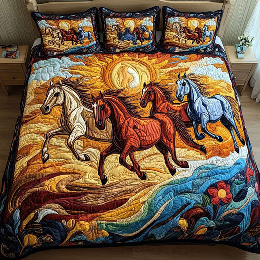 Solar Ride 3-Piece Quilted Bedding Set NCU0NT3741