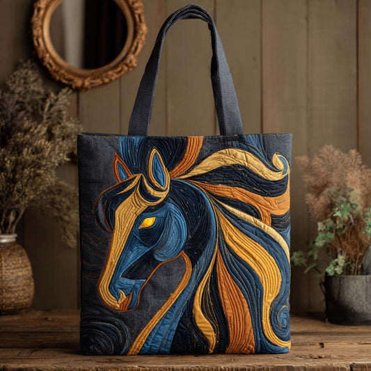 Solar Steed Quilted Tote Bag NCU0XD342