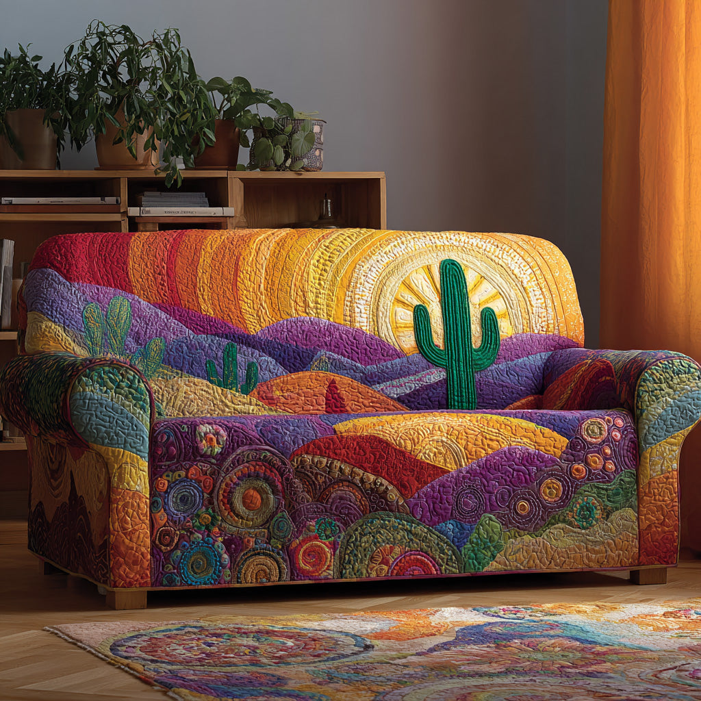 Solar Vista Quilted Sofa Cover NCU0VL3031