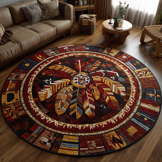 Soul Catcher Quilted Round Mat NCU0PT7443