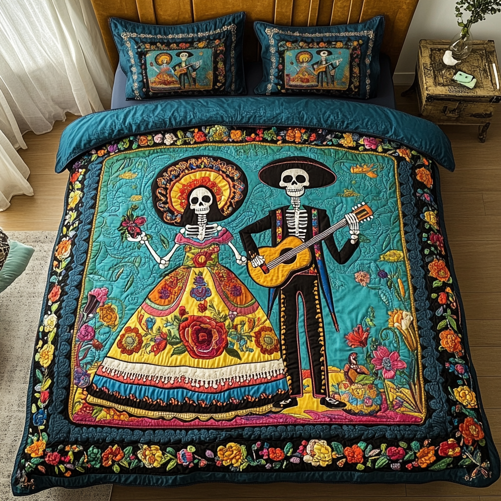 Soul Fiesta 3-Piece Quilted Bedding Set NCU0DK9222