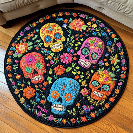 Soul Fiesta Quilted Round Mat NCU0VH5211