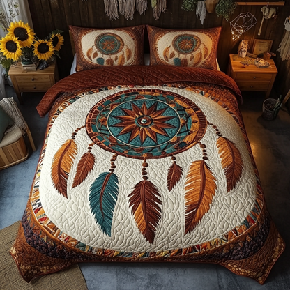 Soul Journey 3-Piece Quilted Bedding Set NCU0VL1726