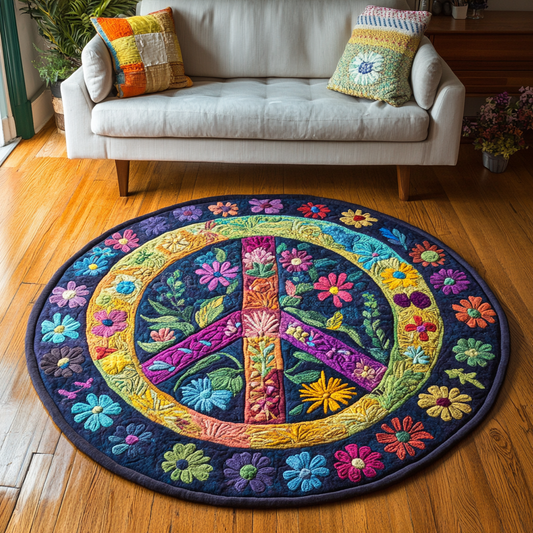 Soul Journey Quilted Round Mat NCU0DK7332